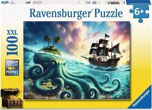 Ravensburger Pirate Treasure 100p - 6+ - Puzzle 12004263