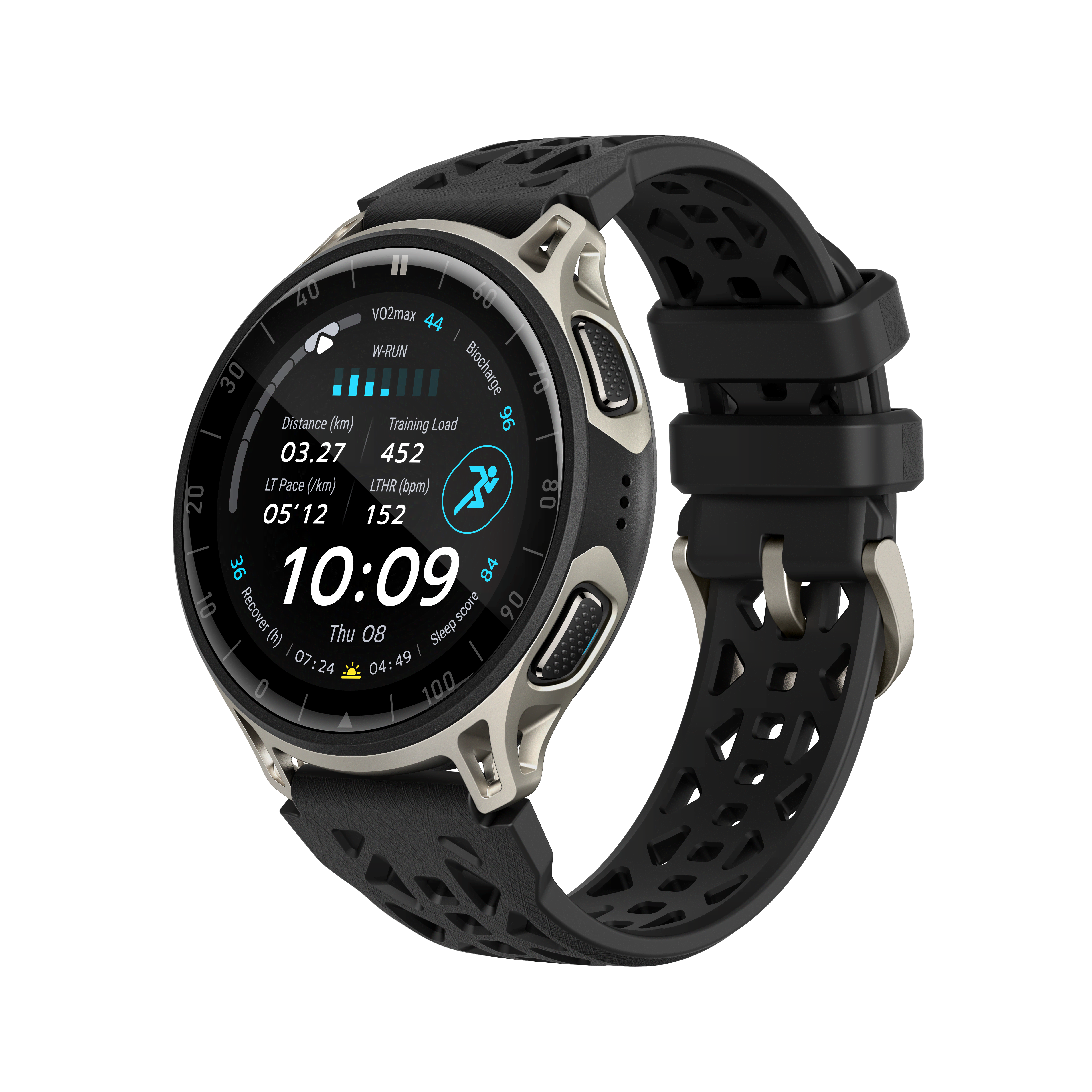 Amazfit Cheetah 2 Pro - Titanium - Smartwatches Pulsuhren Sportuhren Schrittzaehler