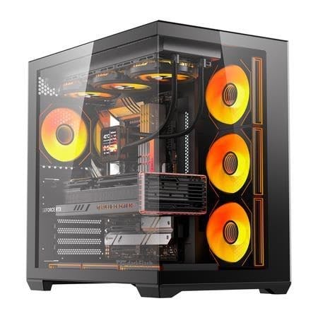 Darkflash C280 Computer Case + 7 Fans - Gehäuse - Schwarz - Gehaeuse C280 Blk +7F