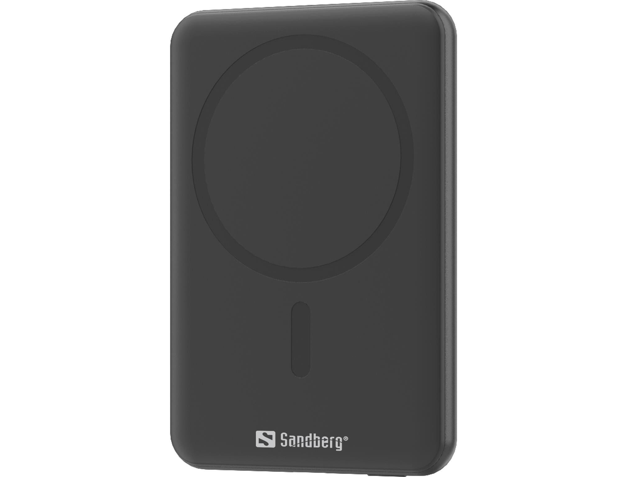 Sandberg Semisolidstate Magnet Powerbank 5000 - 5 Ah - Powerbank Akku