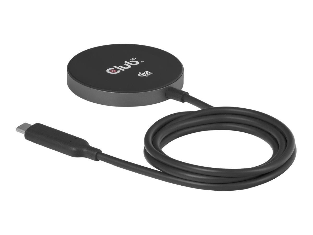 Club 3D Cac-3027 Wireless Charging Pad - Qi2 Qi Cerfified Magsafe Compatible Magnetic - 25 Watt - Handys Adapter Und Ladegeraete