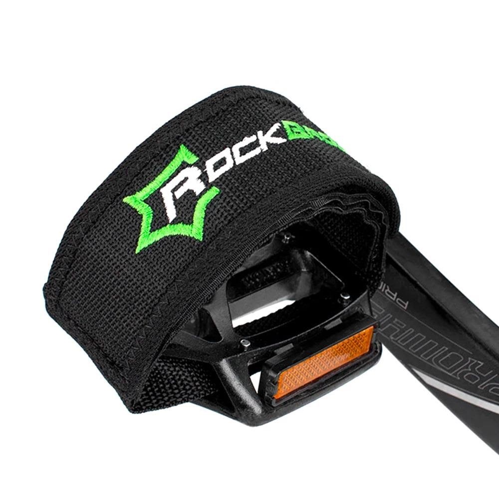 Rockbros Gzt1001bk Bicycle Pedal Straps 2 Pcs - Black - Fahrradzubehoer