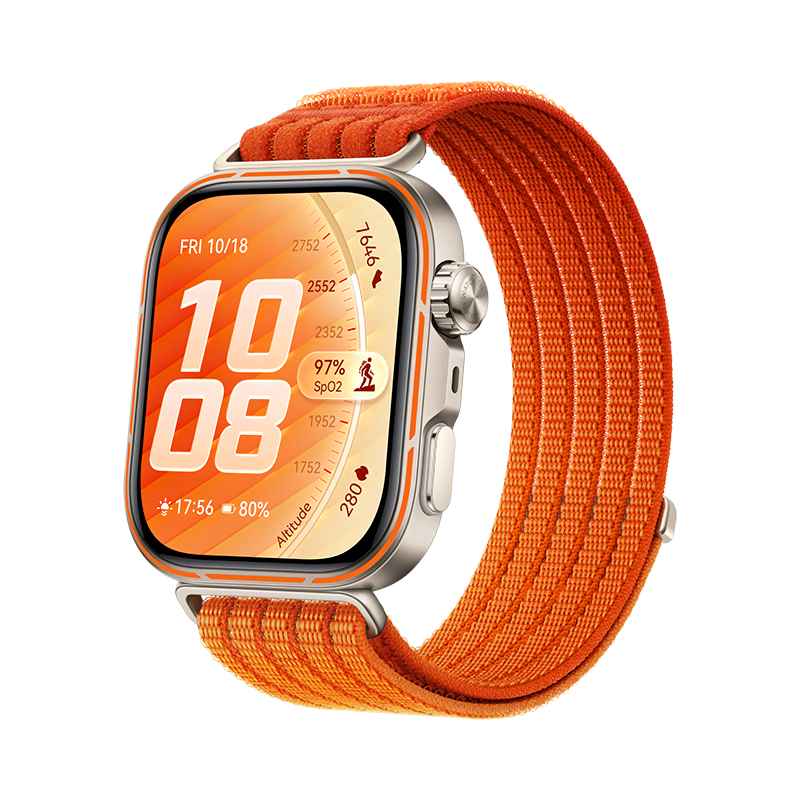 Huawei Watch Fit 5 Pro - Orange - Smartwatches Pulsuhren Sportuhren Schrittzaehler 55020hrw