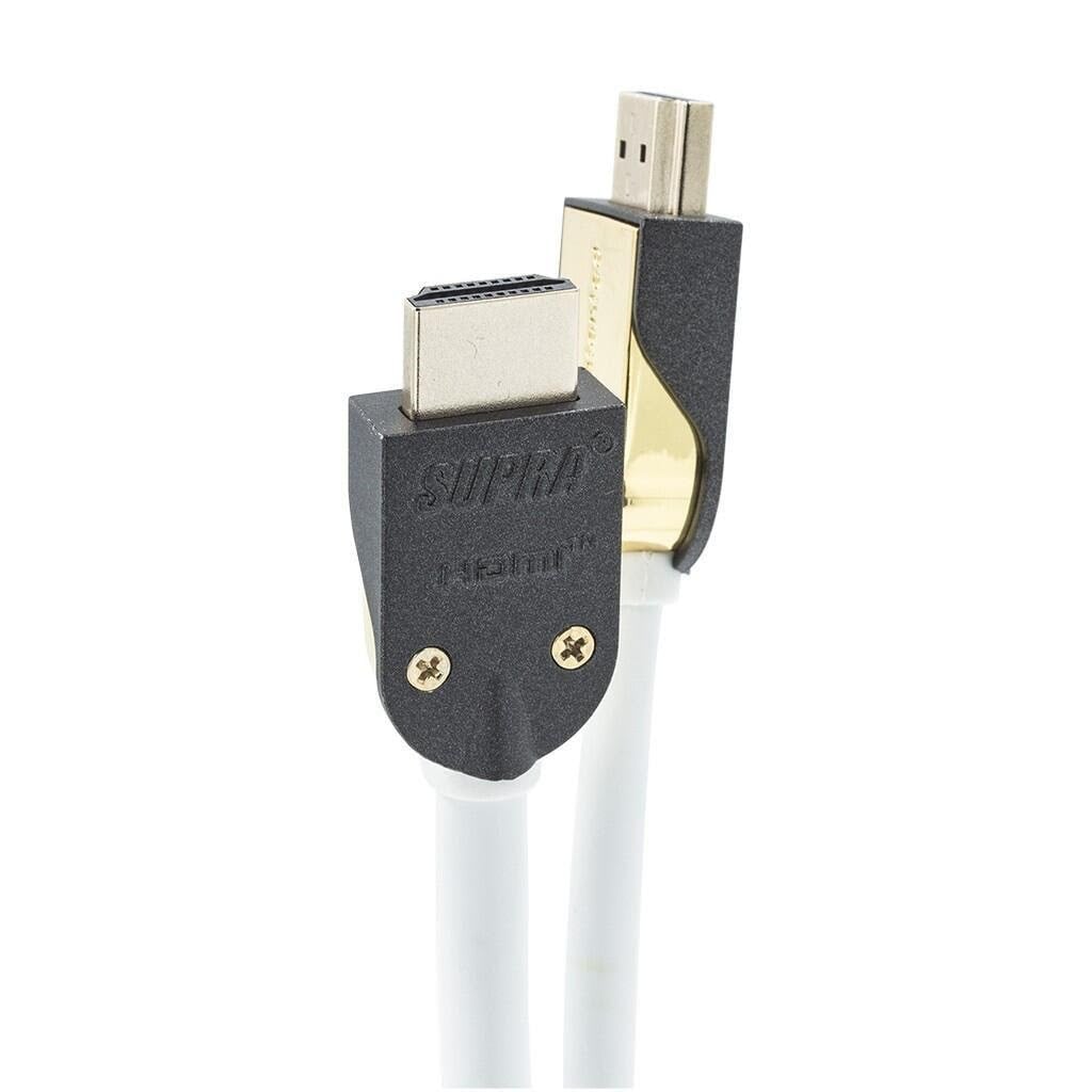 Supra Hdmi 2.1 - 1m - Weiß - 8K - Kabel Mit Abnehmbarem Steckergehäuse - Display Kabel 1001102407