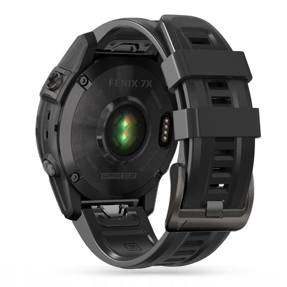 Tech-protect Iconband Strap For Garmin Fenix 5 / 6 / 6 Pro / 7 - Black - Smartwatch Accessories 9589046921469