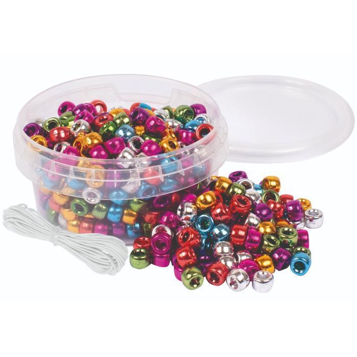 Playbox Congo Metallic Beads 300 Pcs - 5+ Years - Kreativ Spiele