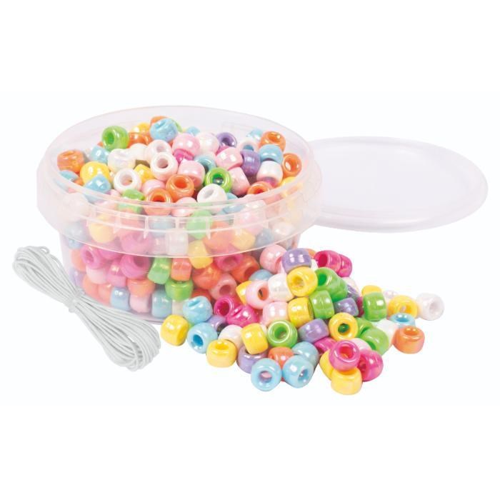 Playbox Congo Pearl Effect Beads 300 Pcs - 5+ Years - Kreativ Spiele