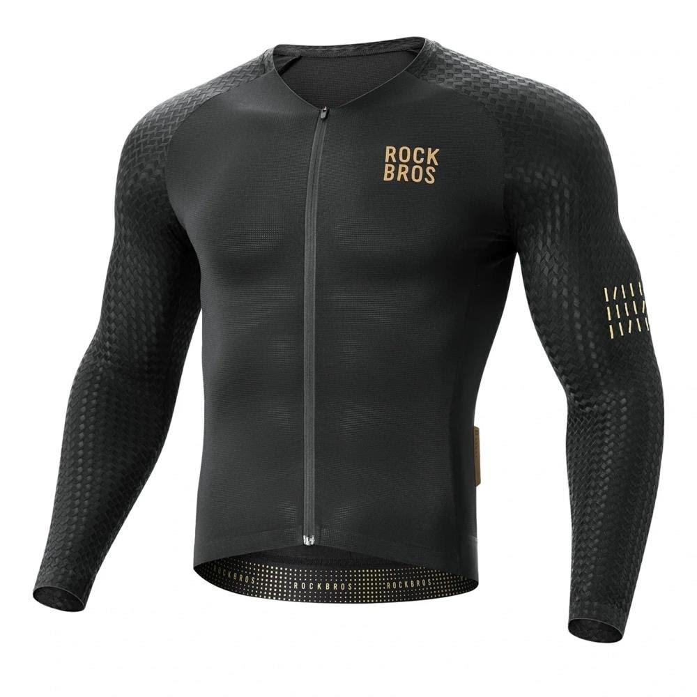 Rockbros Ydcx008 Diamond Long Sleeve Cycling Jersey Size L - Black - Fahrradzubehoer Rockbros-15200026004