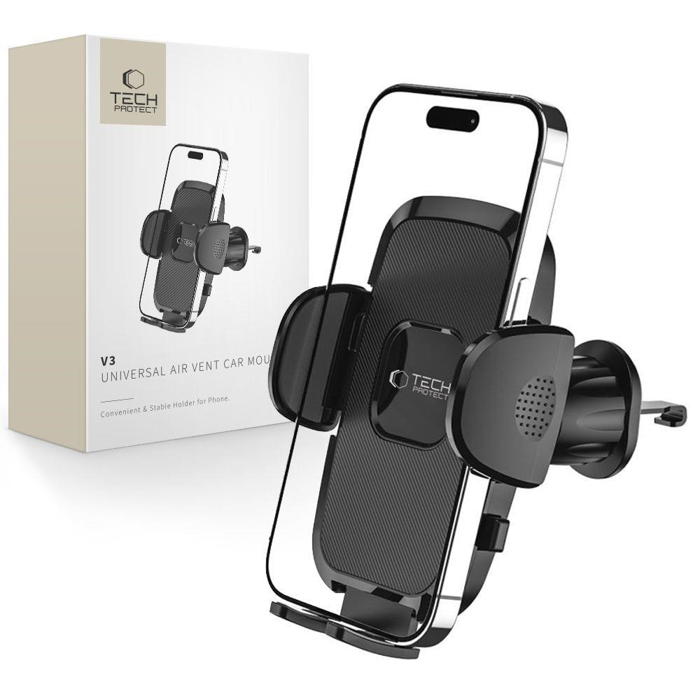 Tech-protect V3 Car Phone Holder For Air Vent - Black - Handys Anderes Zubehoer 9589046926761
