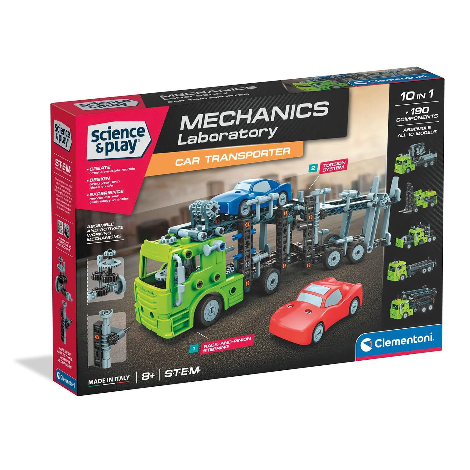 Clementoni Science And Play Mechanics Transporter - Bausets