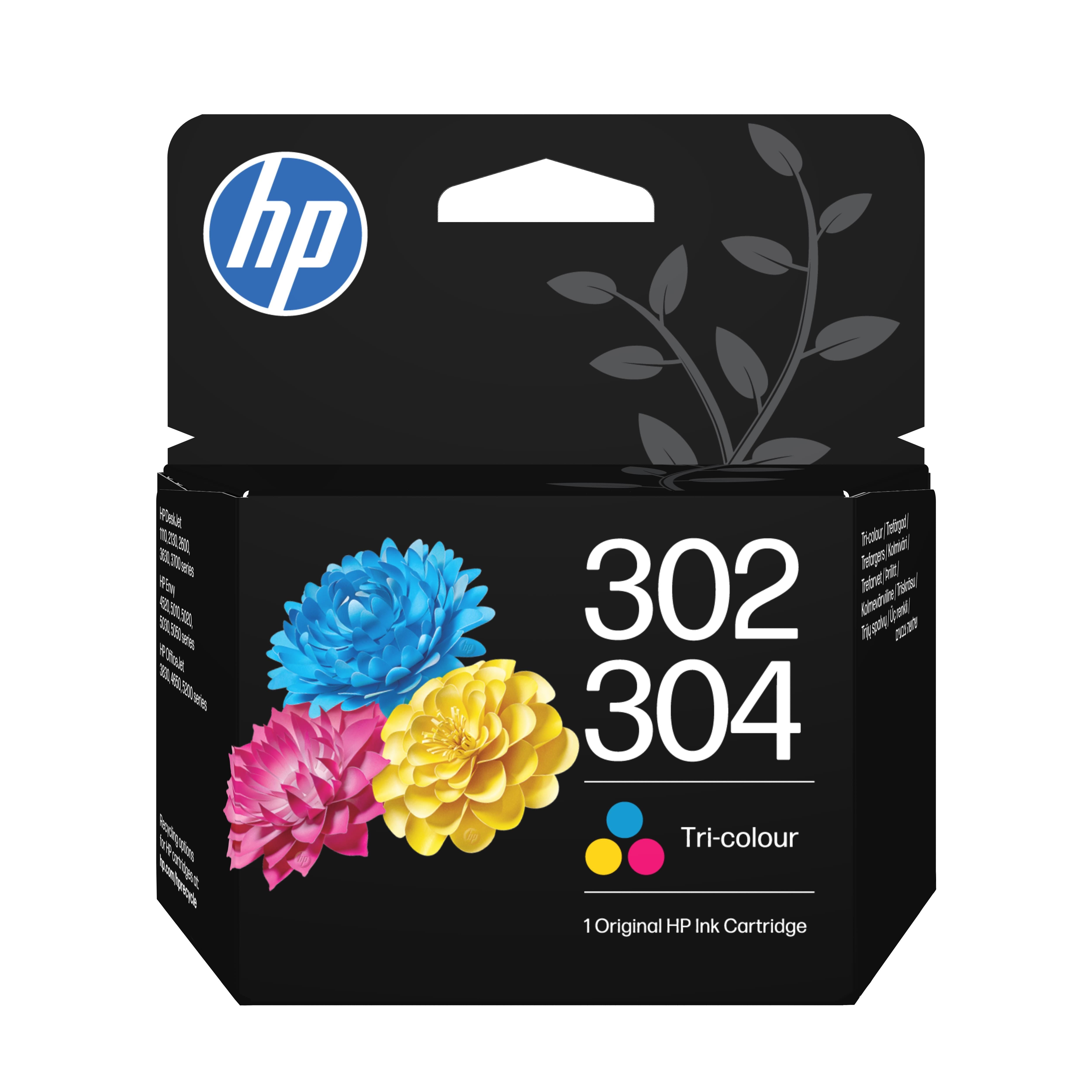 HP 302/304 Tri-colour - Druckerzubehoer Tinte Toner Farbe ( Cyan, Magenta, Gelb) B7rt6ae