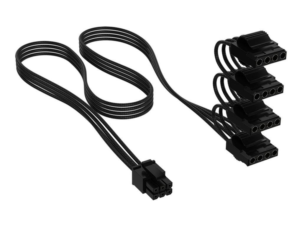 Corsair Cp-8920397 Internal Power Cable - (4 Connectors) Type 4 - Stromkabel Intern Schwarz