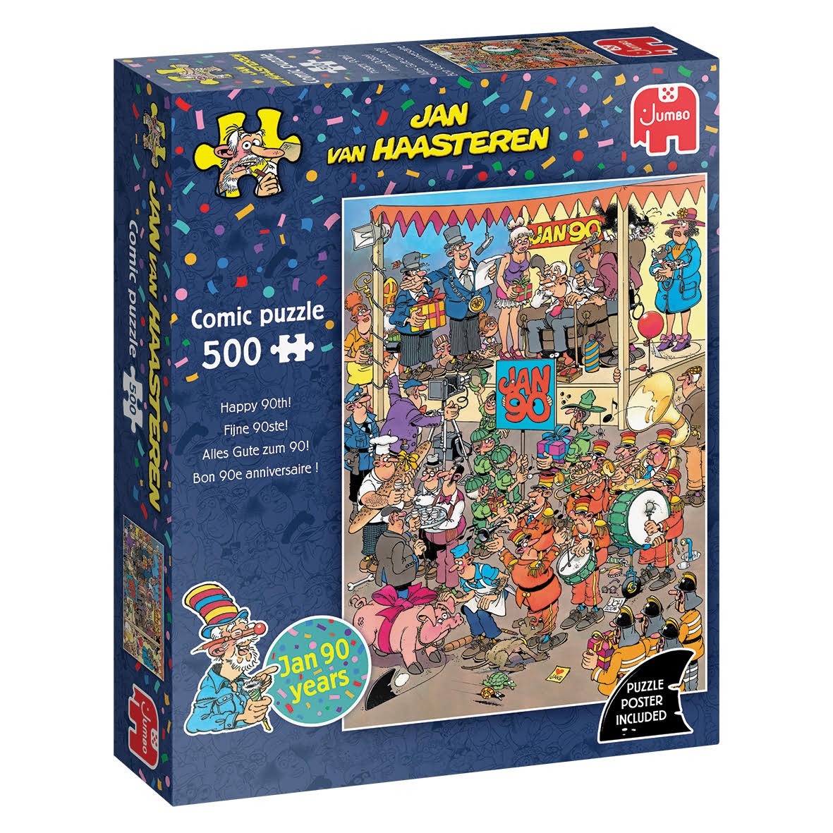 Jan Van Haasteren Happy 90th! (500) - Puzzle 1110100954
