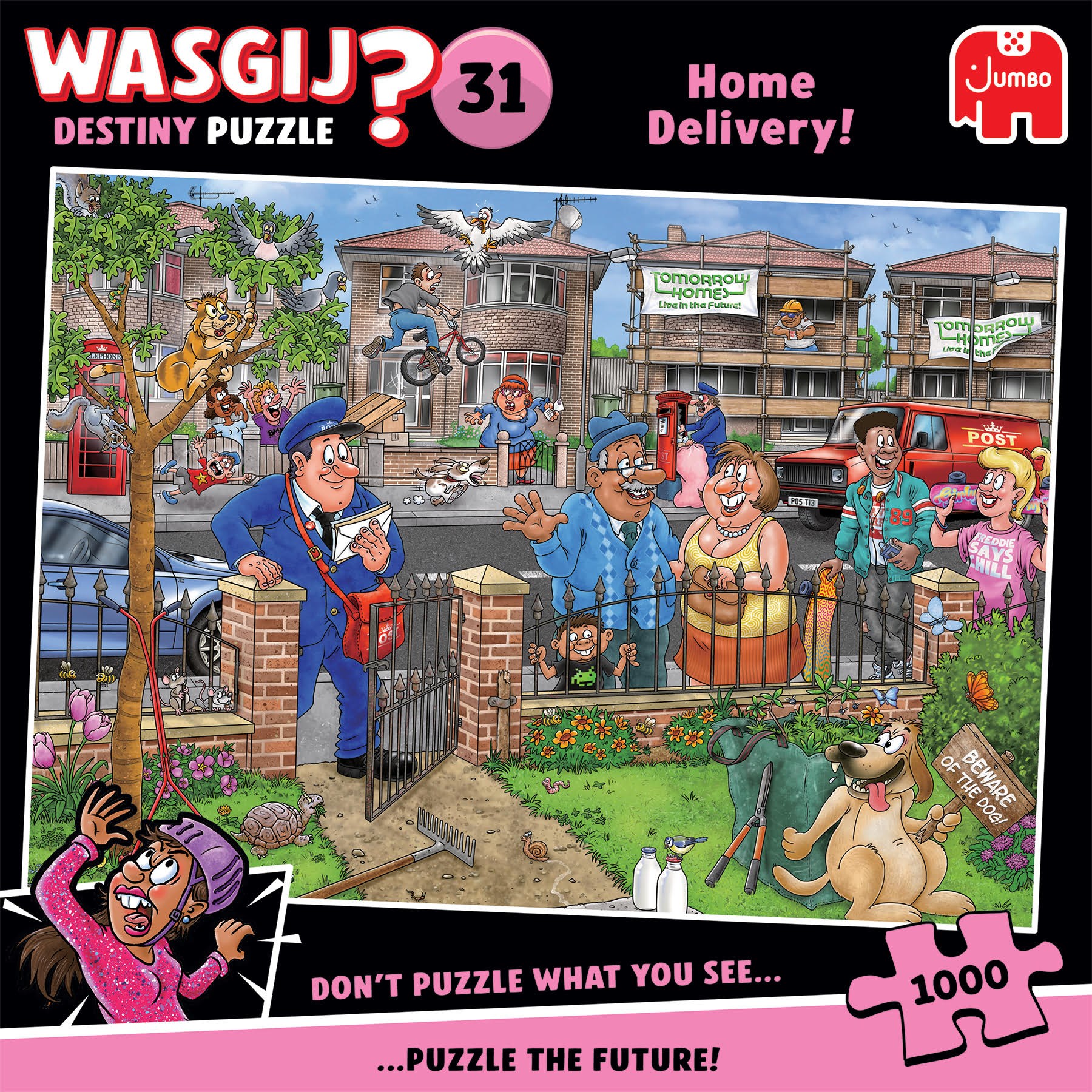 Wasgij Destiny 31 Home Delivery (1000) - Puzzle 707-1110100805