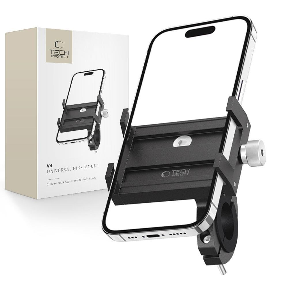 Tech-protect V4 Bicycle Handlebar Phone Holder - Black - Handys Anderes Zubehoer 5906302308972