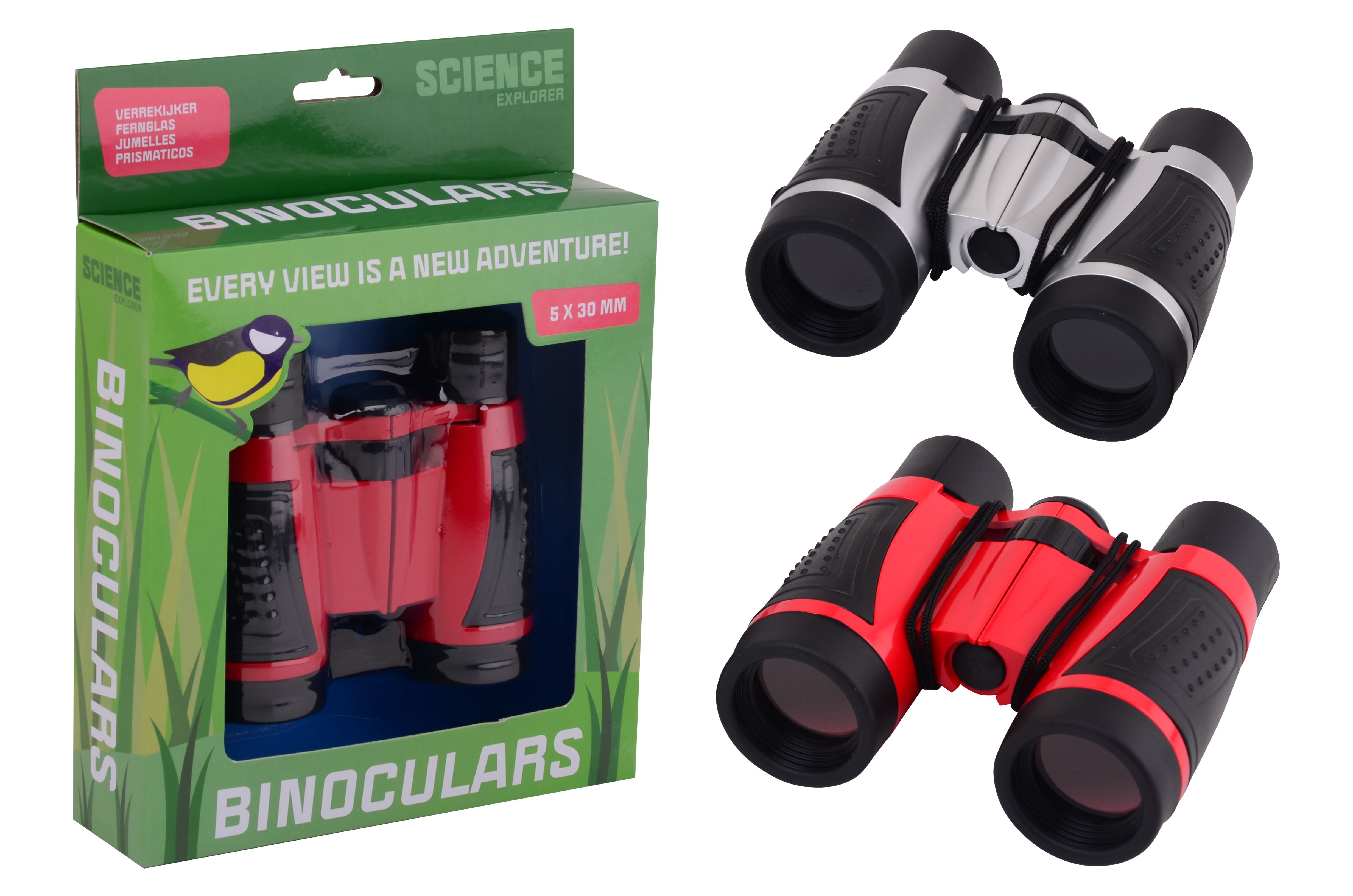 John Toy Science Explorer Binoculars Assorted - Kleine Mitbringsel Fuer Kinder