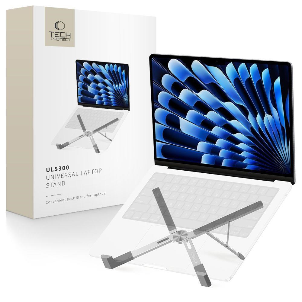 Tech-protect Uls300 Laptop Stand - Silver - Tablets Anderes Zubehoer 5906302309894