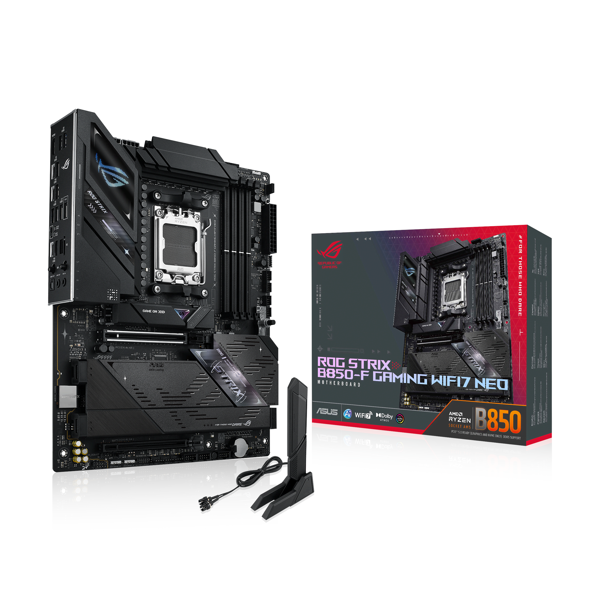 Asus Rog Strix B850-f Gaming Wifi7 Neo Mainboard - Amd B850 - Amd Am5 - Ddr5 Ram - Atx