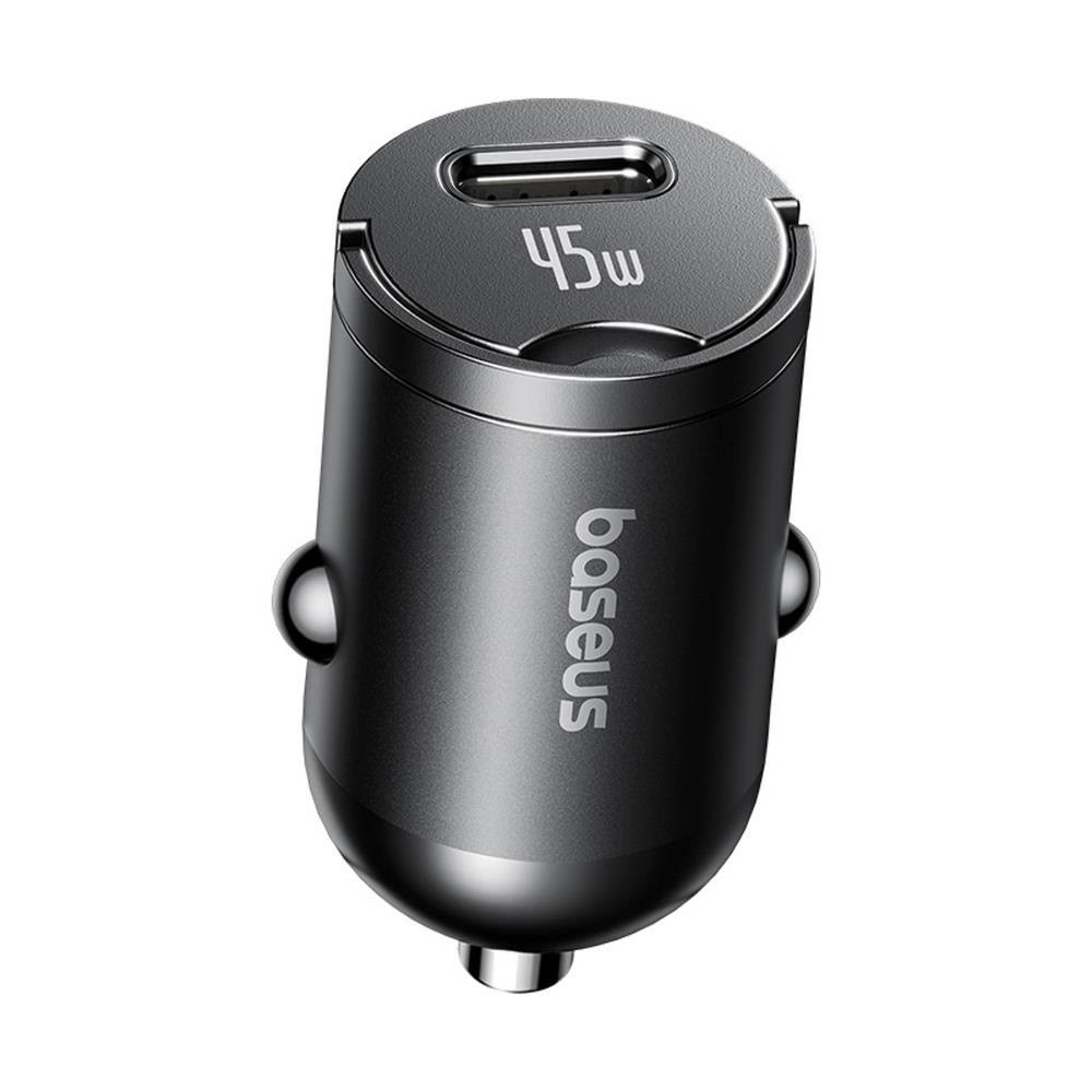 Baseus Primetrip Vp2 45w Usb-c Car Charger With 60w Usb-c to Usb-c 1m Cable - Black - Handys Adapter Und Ladegeraete C0206800