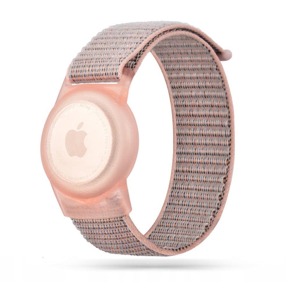 Tech-protect Nylon Strap For Kids on Apple Airtag - Pink - Handys Anderes Zubehoer 9589046926037