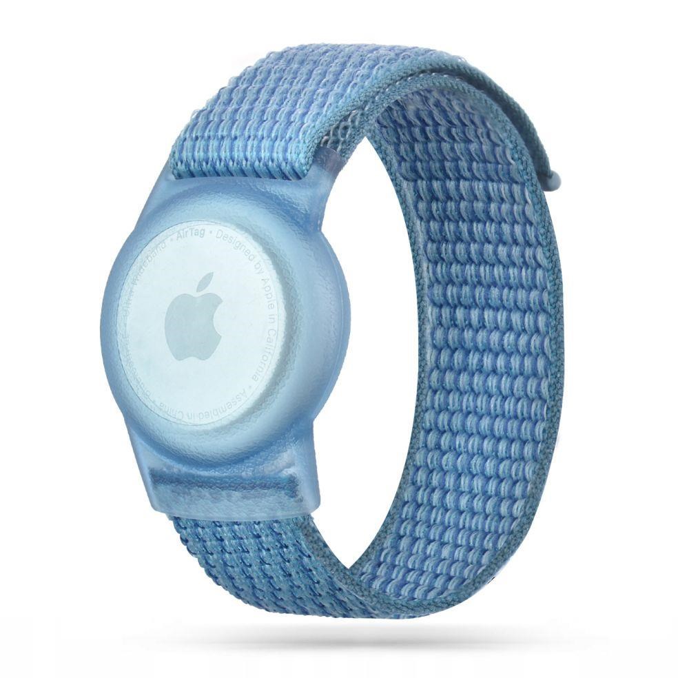 Tech-protect Nylon Strap For Kids on Apple Airtag - Blue - Handys Anderes Zubehoer