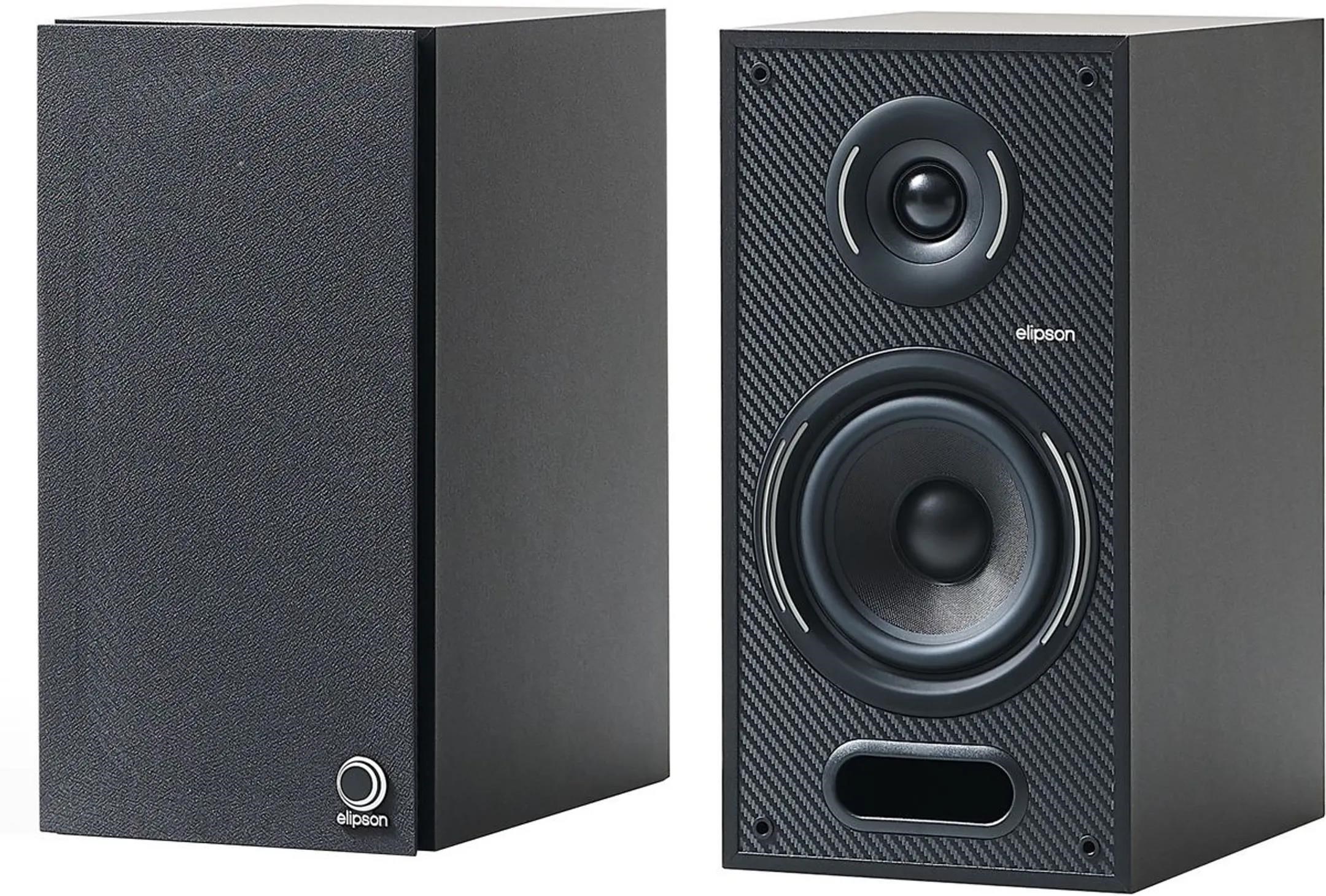 Elipson Horus 6B BT Hdmi Pair (Black Carbon) - Hifi Lautsprecher Schwarz Elihor6bbtbkc