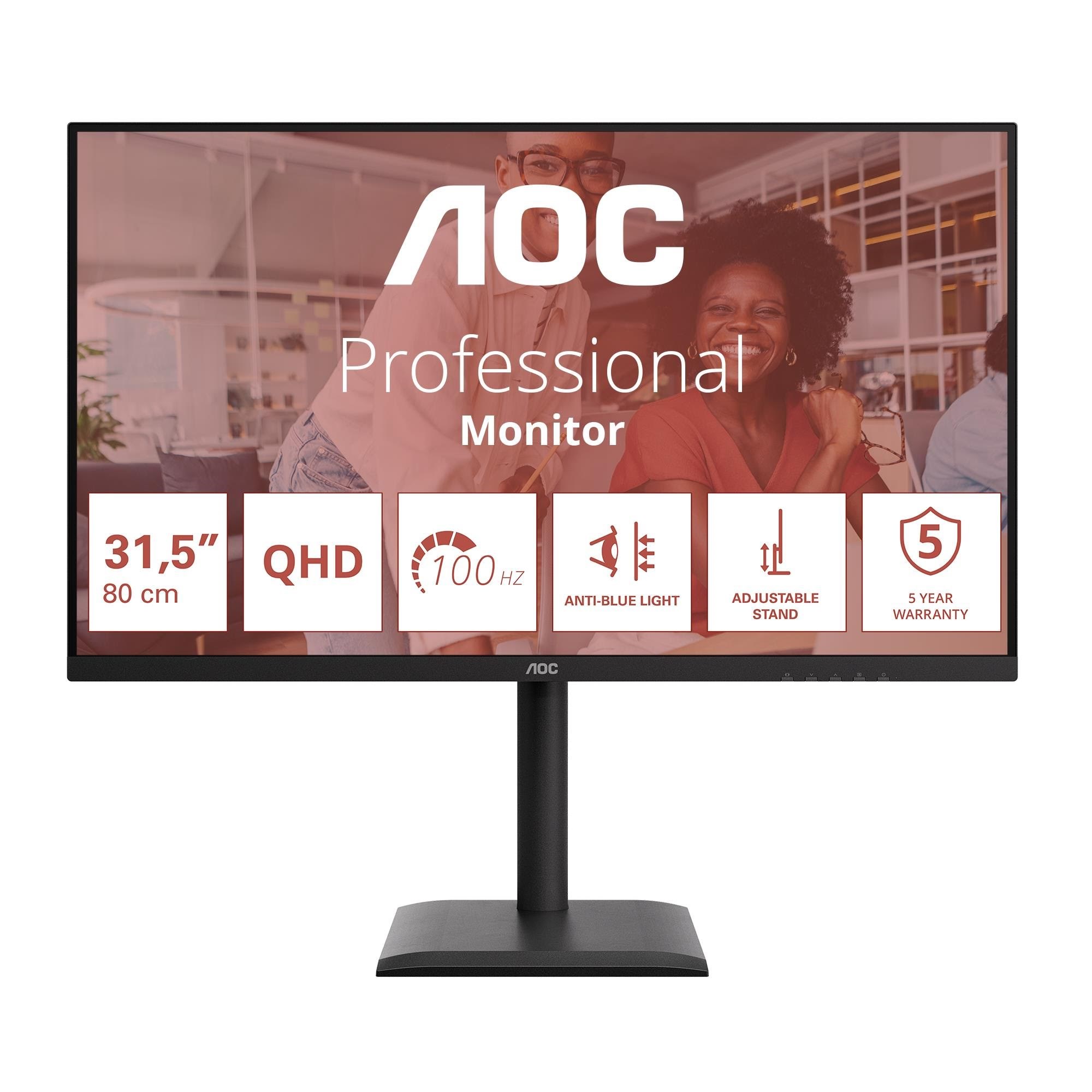 32" Aoc Q32e4u - E4 Series - Led Monitor - 32" - Hdr - Bildschirm