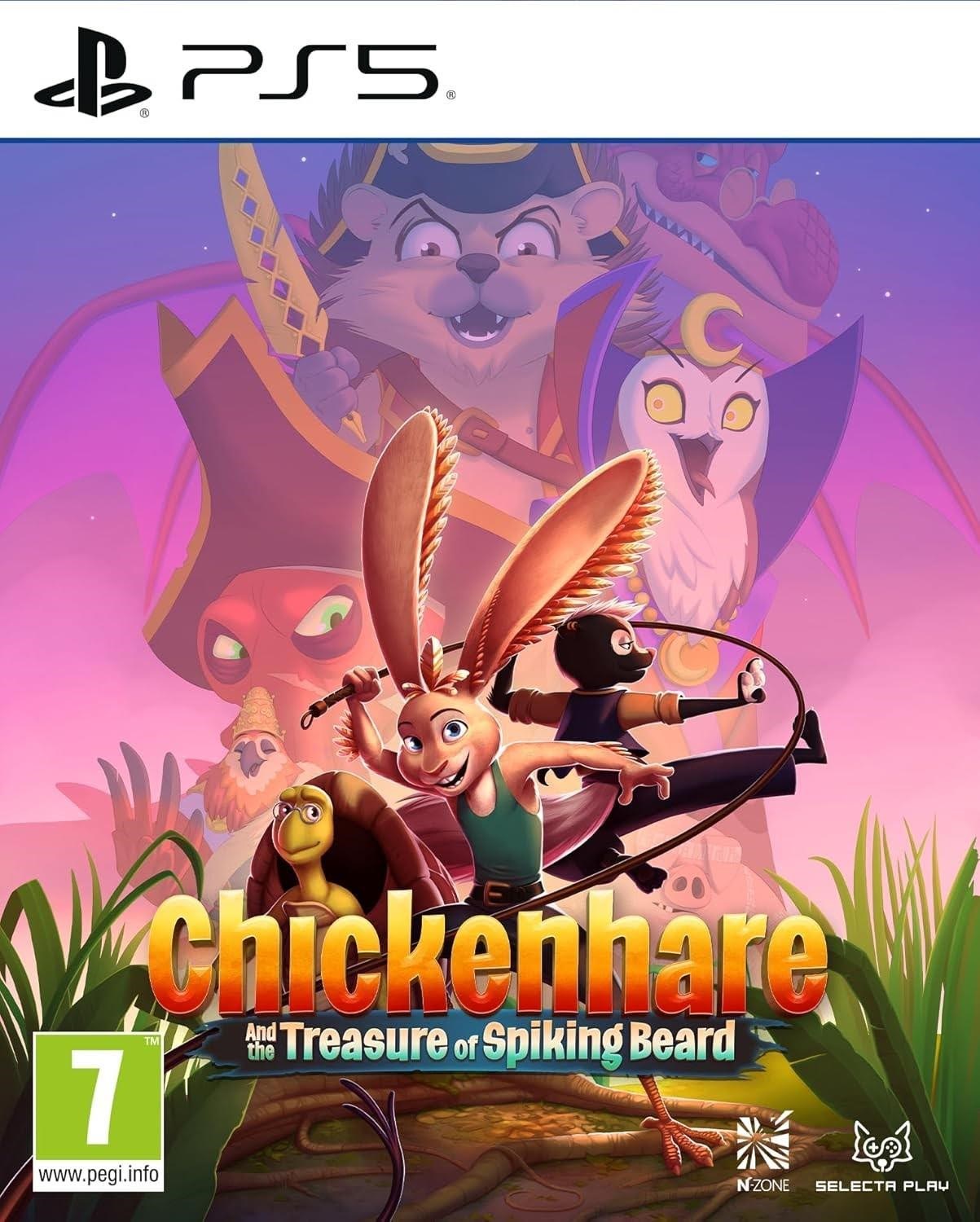 Chickenhare And The Treasure of Spiking-beard - Sony Playstation 5 - Platformer - Pegi 7 - Spiele
