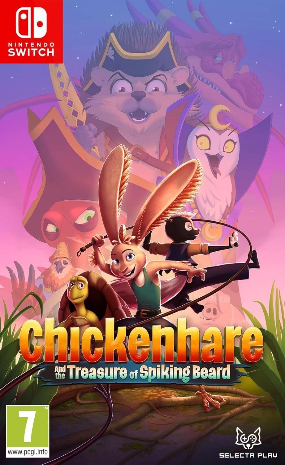 Chickenhare And The Treasure of Spiking-beard - Nintendo Switch - Platformer - Pegi 7 - Spiele 8424365731027