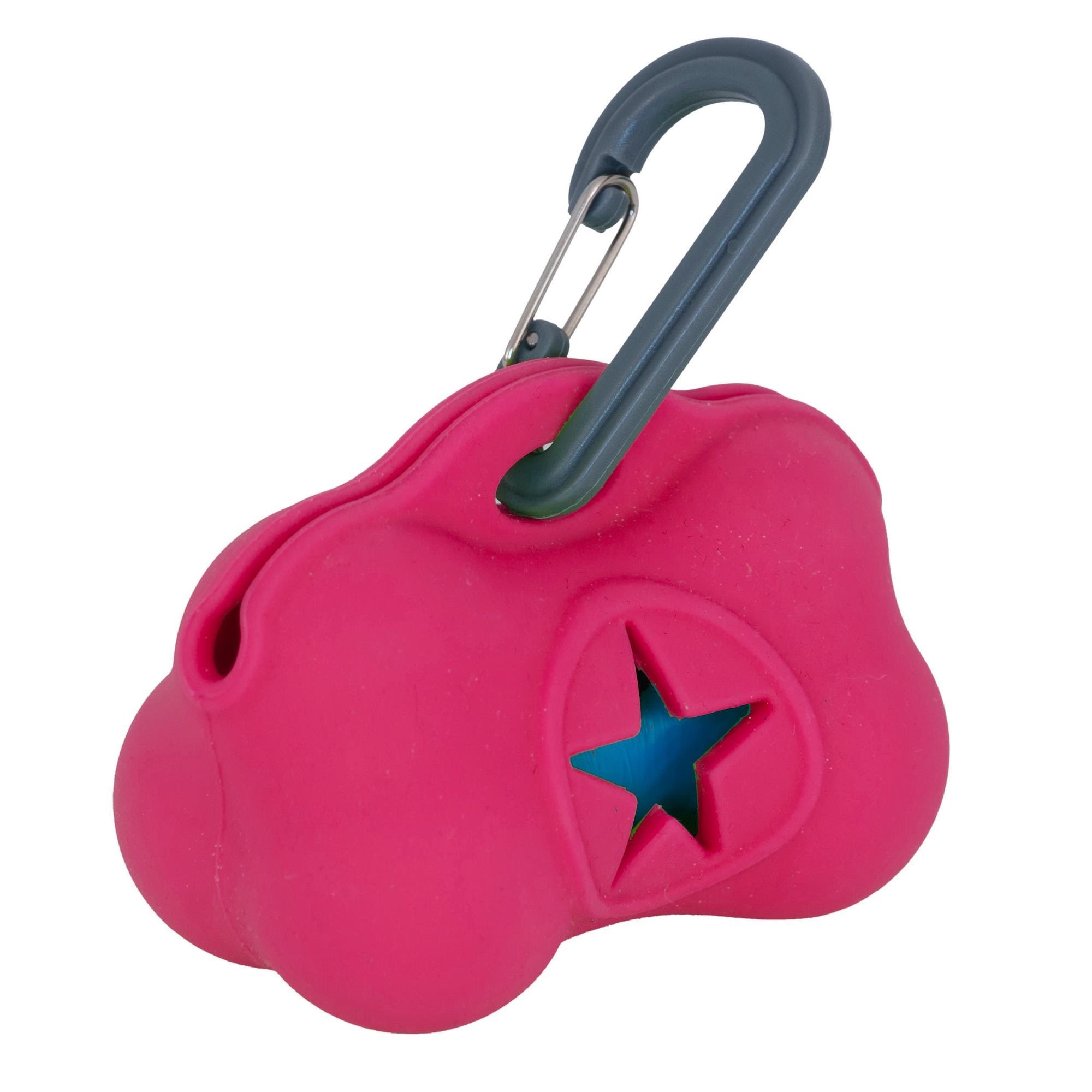 Dogman Weicher Silikon-hundekotbeutelhalter Pink 738962