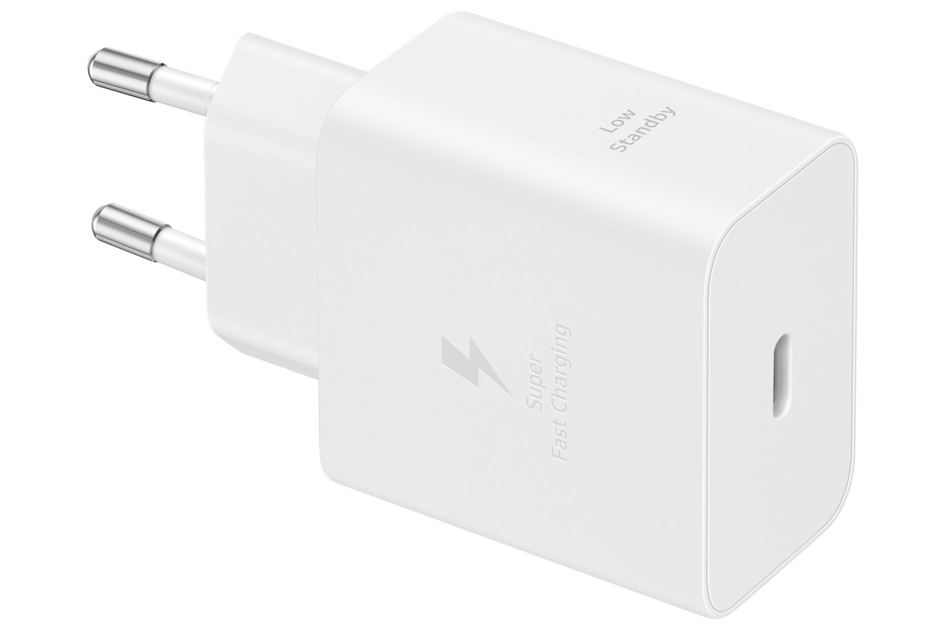Samsung 45w Usb-c Power Adapter (Incl. Cable) - White - Handys Adapter Und Ladegeraete