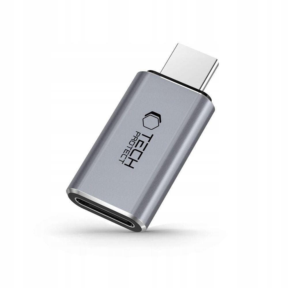 Tech-protect Ultraboost Usb-c (Male) / Lightning (Female) Adapter - Grey Usb-hubs - Usb 3.0 - 1 - Grau - Usb Hubs 9319456606195