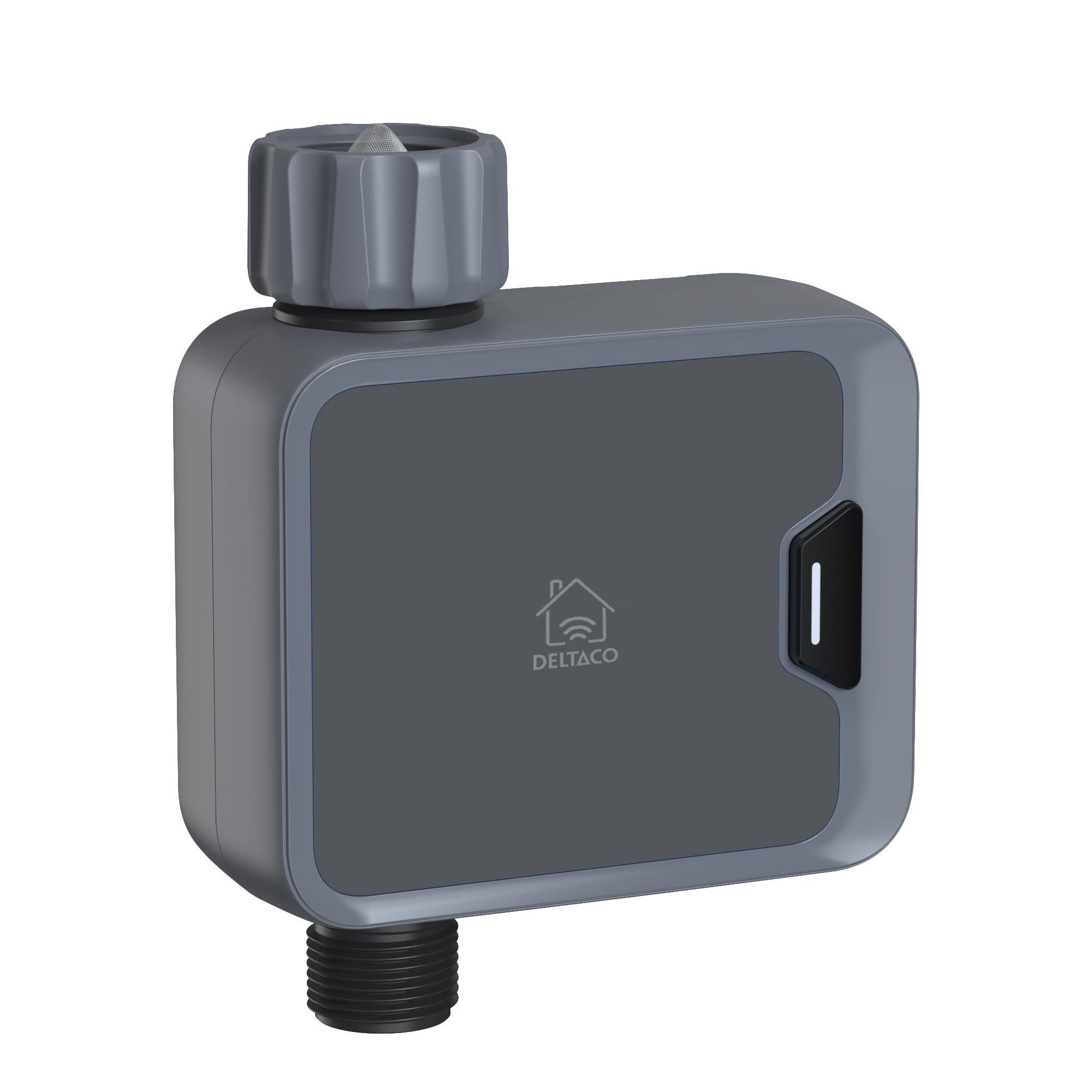Deltaco Smart Home Wifi Water Controller Battery-powered Ip54 Fits 1" 1/2" & 3/4" Taps