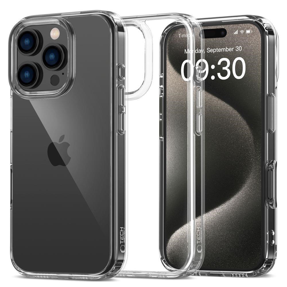 Tech-protect Flexair Hybrid Case For Iphone 16 Pro - Transparent - Handys Cover Cases