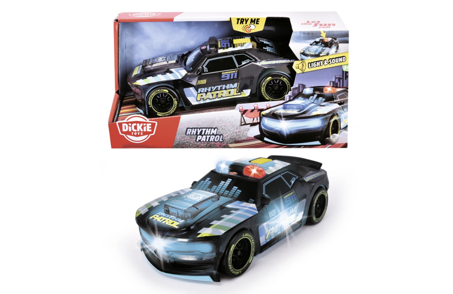 Dickie Rhythm Patrol 20 cm - Spielzeugauto 203763008