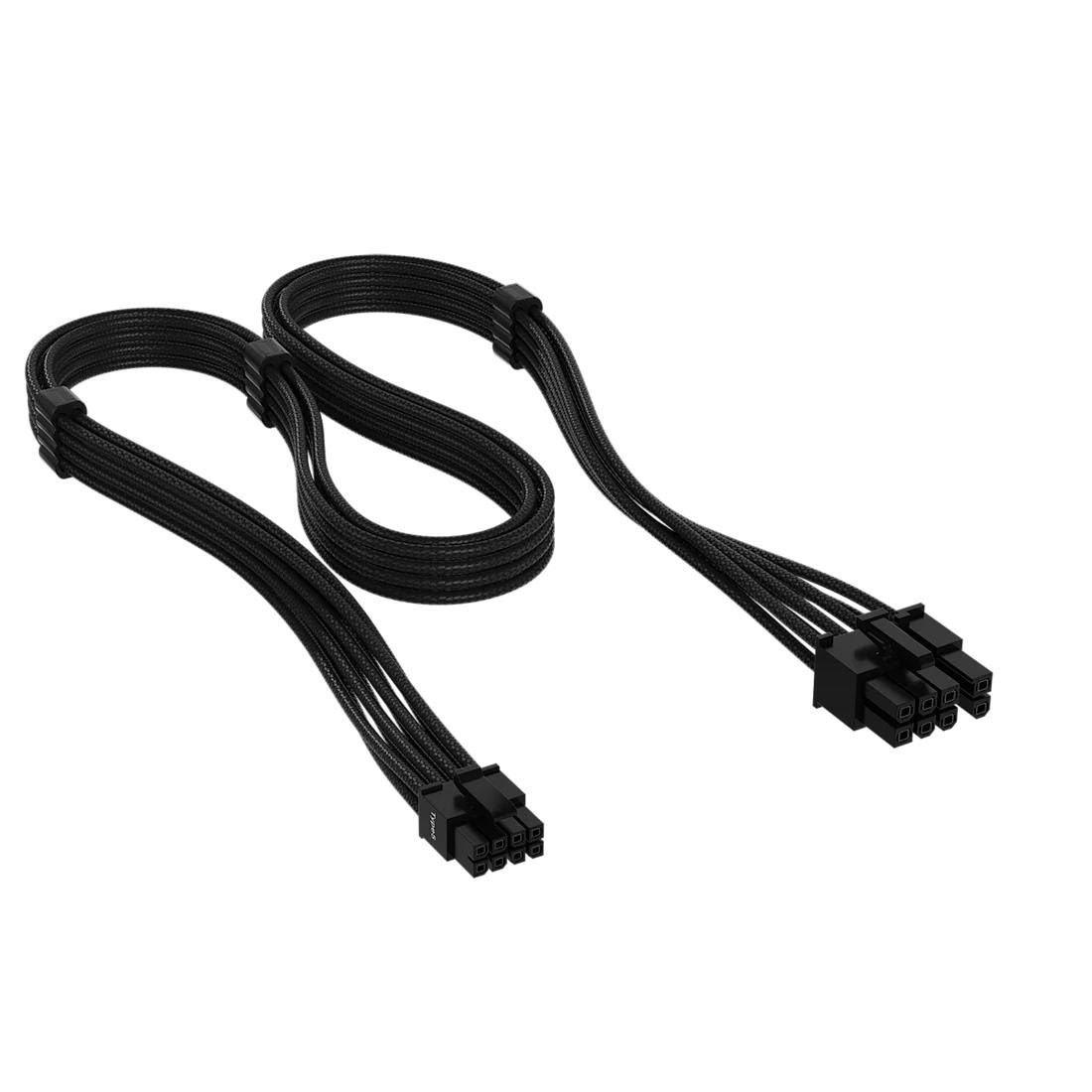 Corsair Elite Premium Individually Sleeved Pcie Cable 8-pin (6+2 Split) Cable Type 5 - Schwarz - Stromkabel Intern Cp-8920452