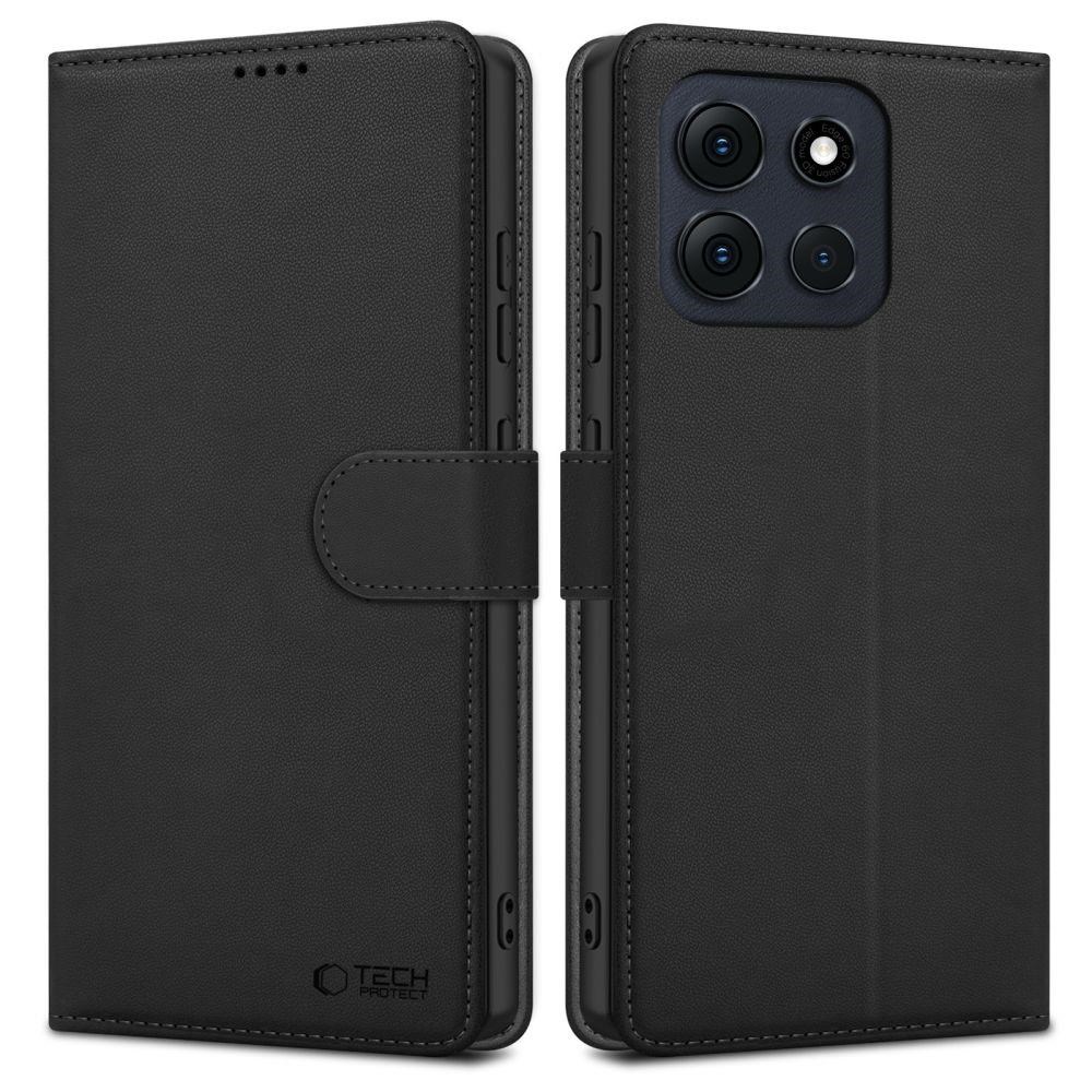 Tech-protect Wallet Case For Motorola Moto G86 5G - Black - Handys Cover Cases