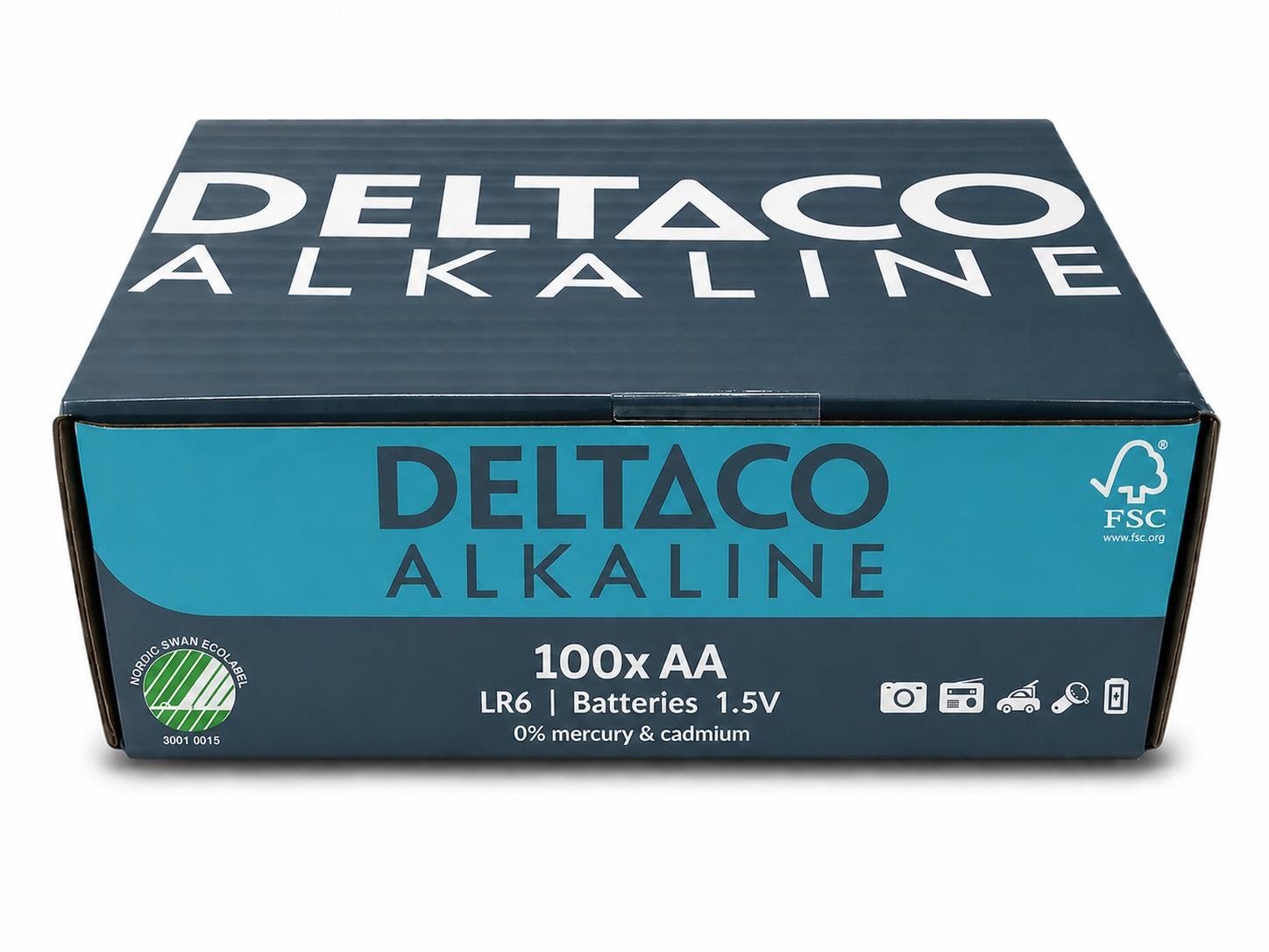 Deltaco AA Alkaline (100-pack) - Batterien Und Akkus Lr6-100b