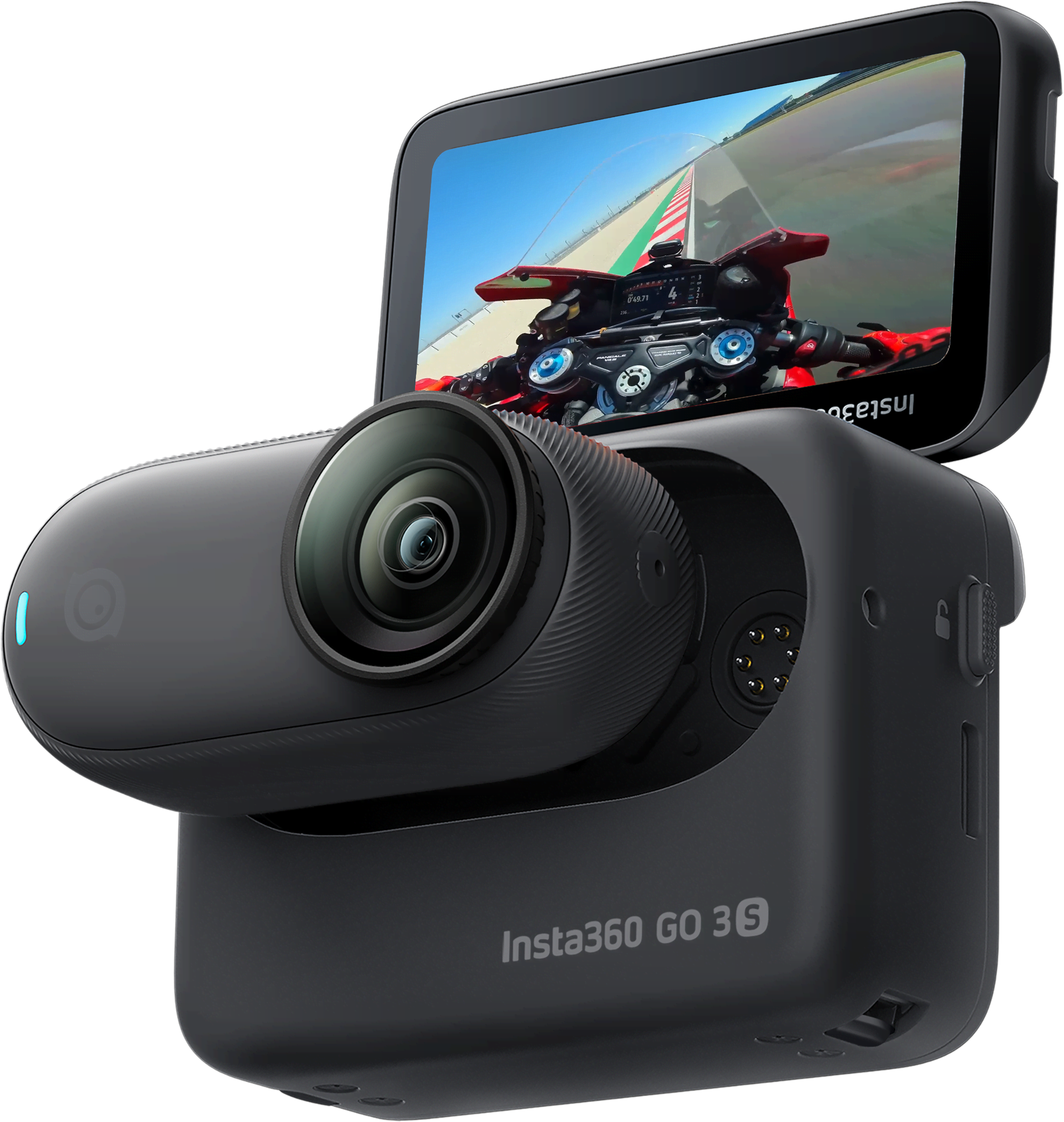 Insta360 GO 3S 128gb Motorcycle In-helmet Pov Bundle - Action Kamera Schwarz Cinsaata_5