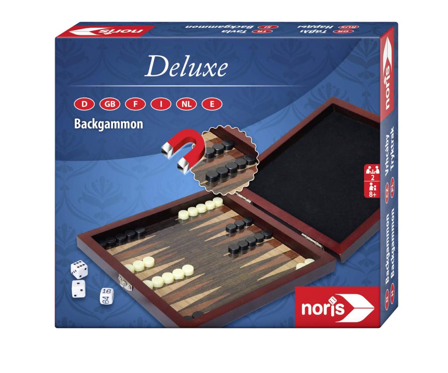 Noris Devi Loveuxe Travevi Love Game Backgammon - Brettspiele 606108004