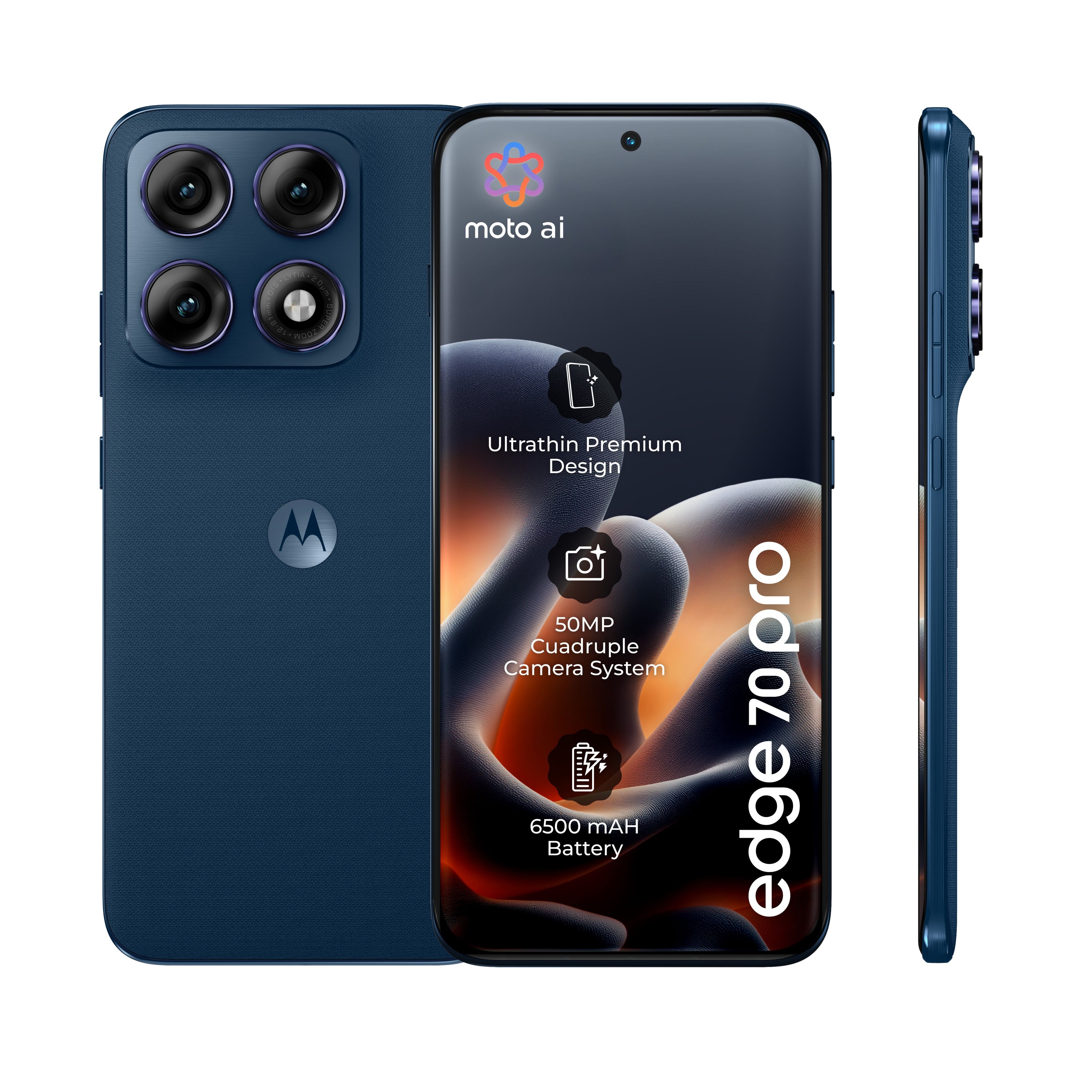 Motorola Edge 70 Pro 512gb/12gb - Pantone Titan - Handys Smartphones