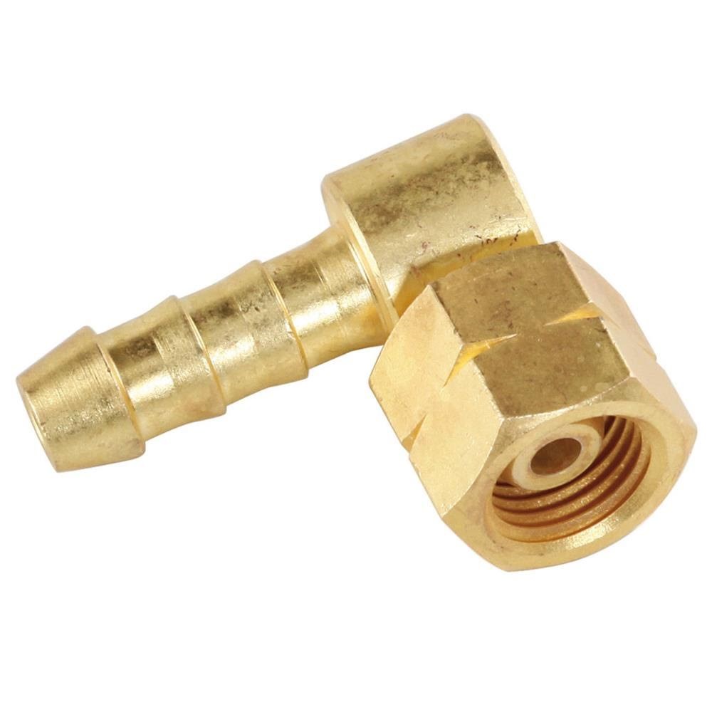 Meva 1/4'' LH Angle Connector Adapter For 8x15mm Gas Hose Connection - Grill Und Zubehoer 8590584435203
