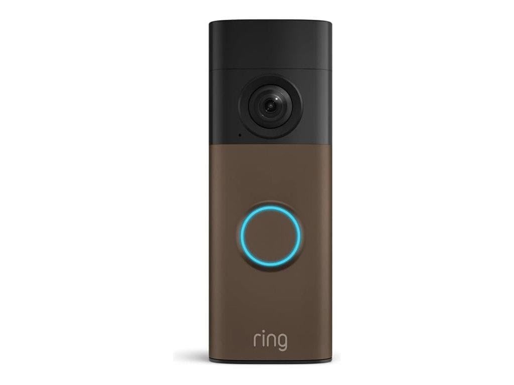Ring Battery Video Doorbell - Retinal 2K - Matte Mocha - Smart Home