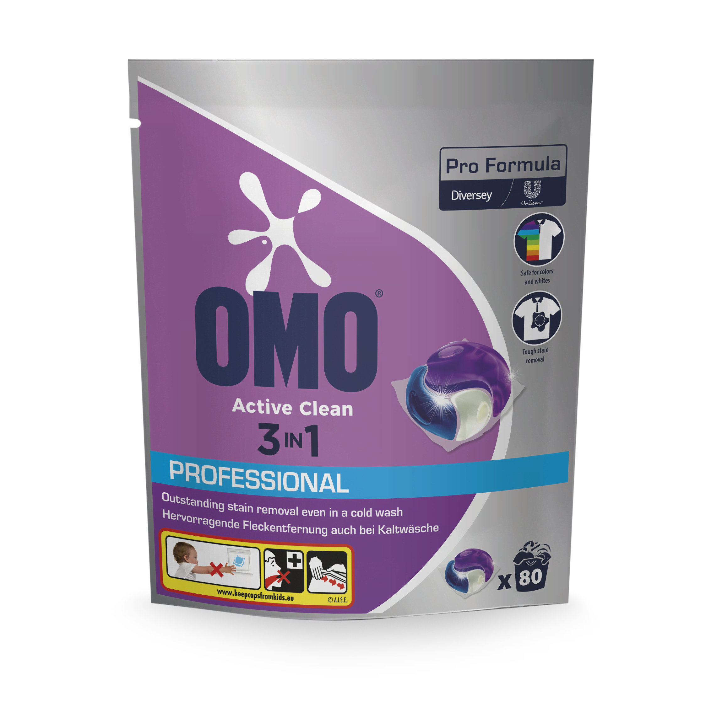 Omo Professional 3-in-1 Laundry Capsules 80 Pcs. - Reinigung