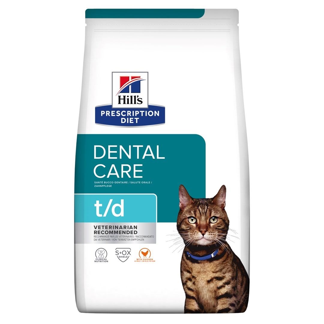 Hill's Prescription Diet Feline T/d Dry Cat Food Chicken 1,5 kg - Katzen