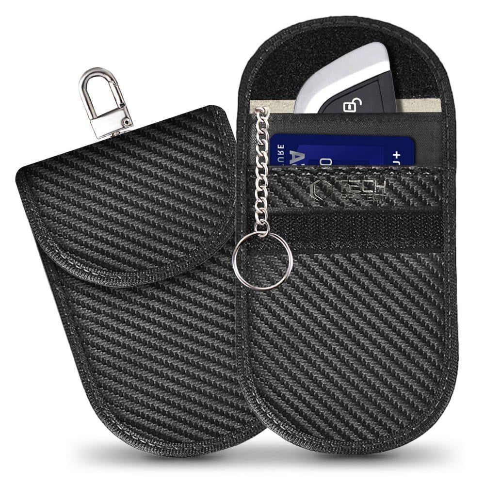 Tech-protect Klr100 Rfid Locking Car Key Case - Black - Carbon - Handys Cover Cases