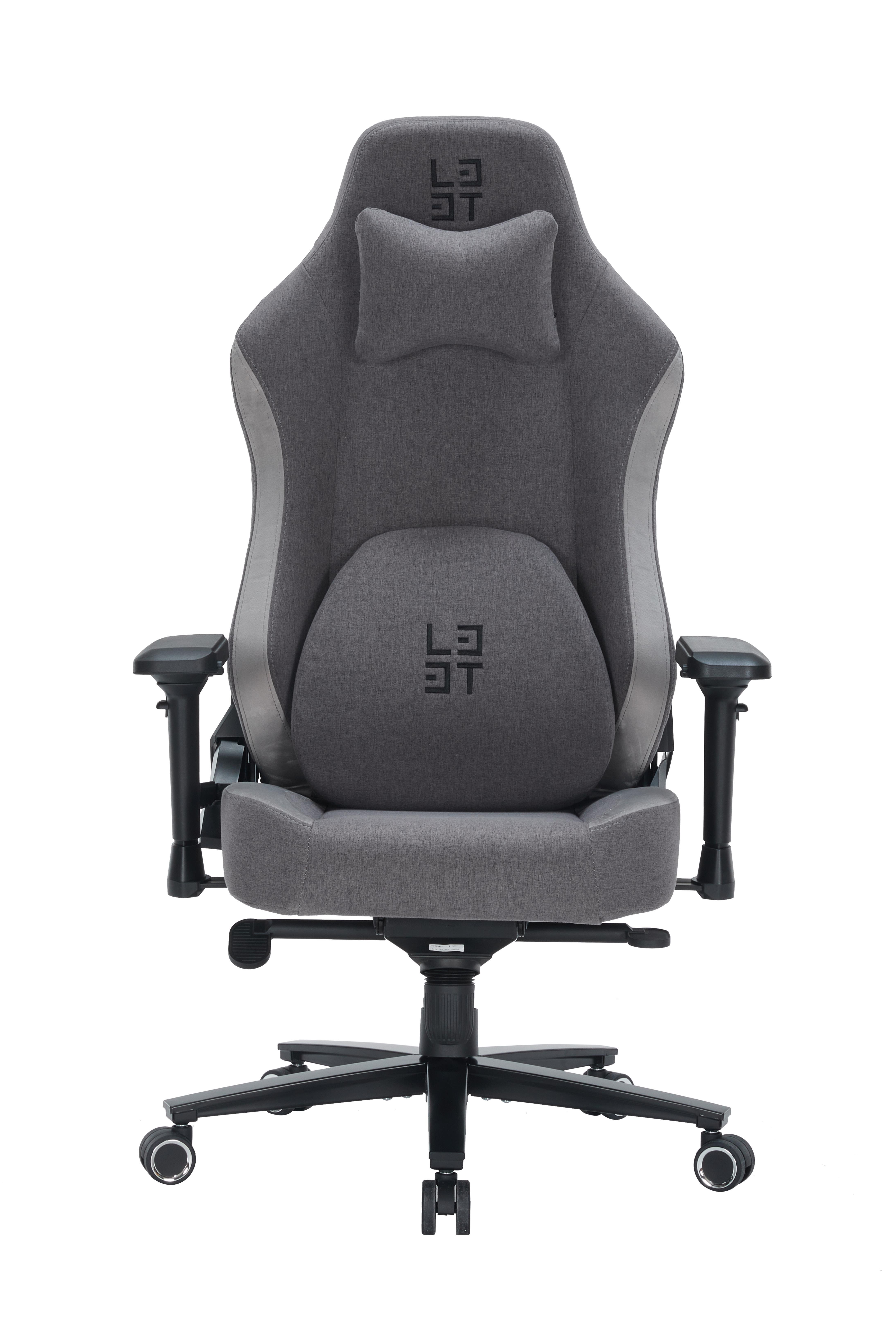L33t Neolite Gaming Stuhl - Grau - Stoff - 154 kg - Gaming Stuehle