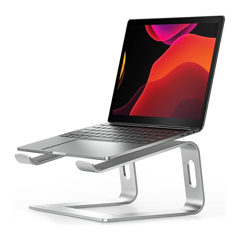 Crong Alubench - Aluminum Laptop Stand - Silver - Taschen