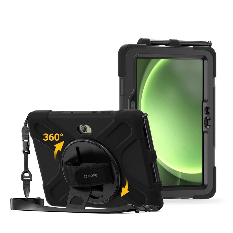 Crong Defender Plus - Rugged Case Samsung Galaxy Tab Active5 Pro 10.1" - Black - Tablets Cover Case Crgdpsgta5blk
