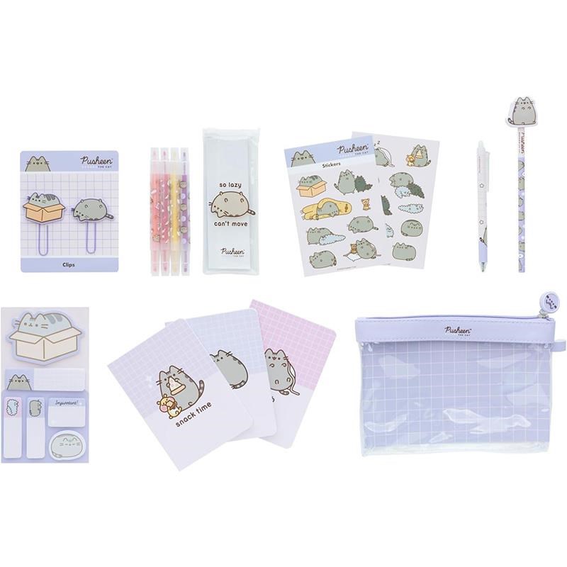 Pusheen - School Supplies Set From The Moments Collection - Utensilien Zum Schreiben Und Zeichnen Setp006